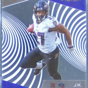 2020 Chronicles J.K. Dobbins #CV-6 Ravens Clear Vision Rookies