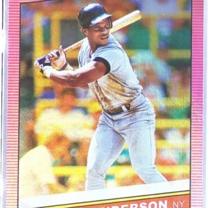 2020 Donruss Rickey Henderson Holo Pink #219 Yankees