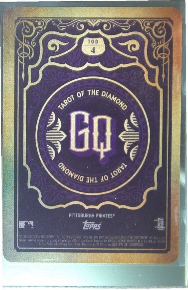 2020 Gypsy Queen Starling Marte /250 #TOD-4 Pirates Tarot of the Diamond Indigo - Image 3