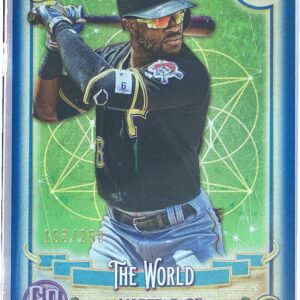 2020 Gypsy Queen Starling Marte /250 #TOD-4 Pirates Tarot of the Diamond Indigo