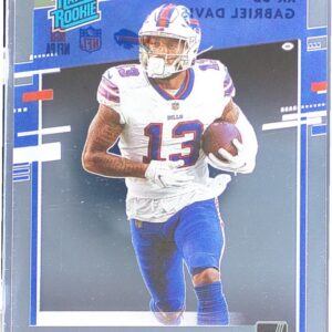2020 Panini Chronicles Gabriel Davis #RR-GB Bills Clearly Donruss Rated Rookie