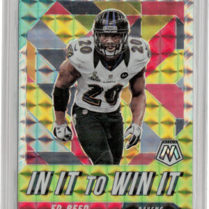 2020 Panini Mosaic Ed Reed #WIN17 Ravens In It To Win It
