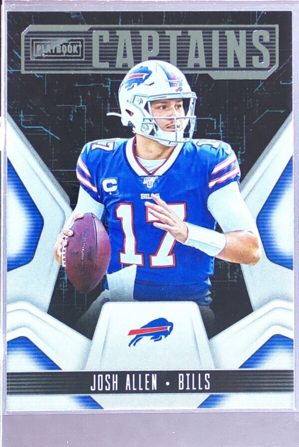 2020 Panini Playbook Josh Allen #CAP-1 Bills Captains