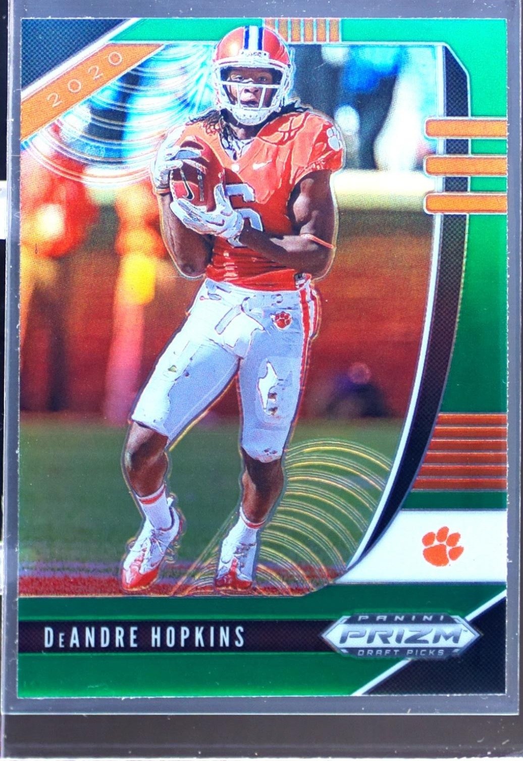 2020 Prizm Draft Picks DeAndre Hopkins Prizms Green #28 Tigers