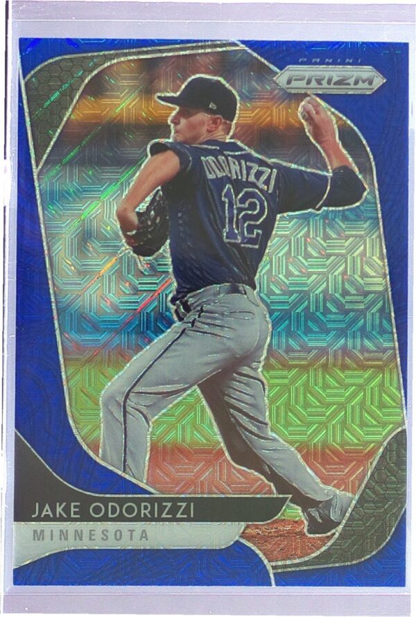 2020 Prizm Jake Odorizzi Blue Mojo Prizm /175 #49 Twins