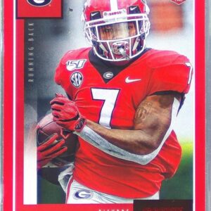 2020 Score D'Andre Swift Red RC #377 Bulldogs