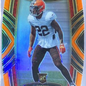 2020 Select Grant Delpit Orange Prizm Die Cut RC #294 Browns