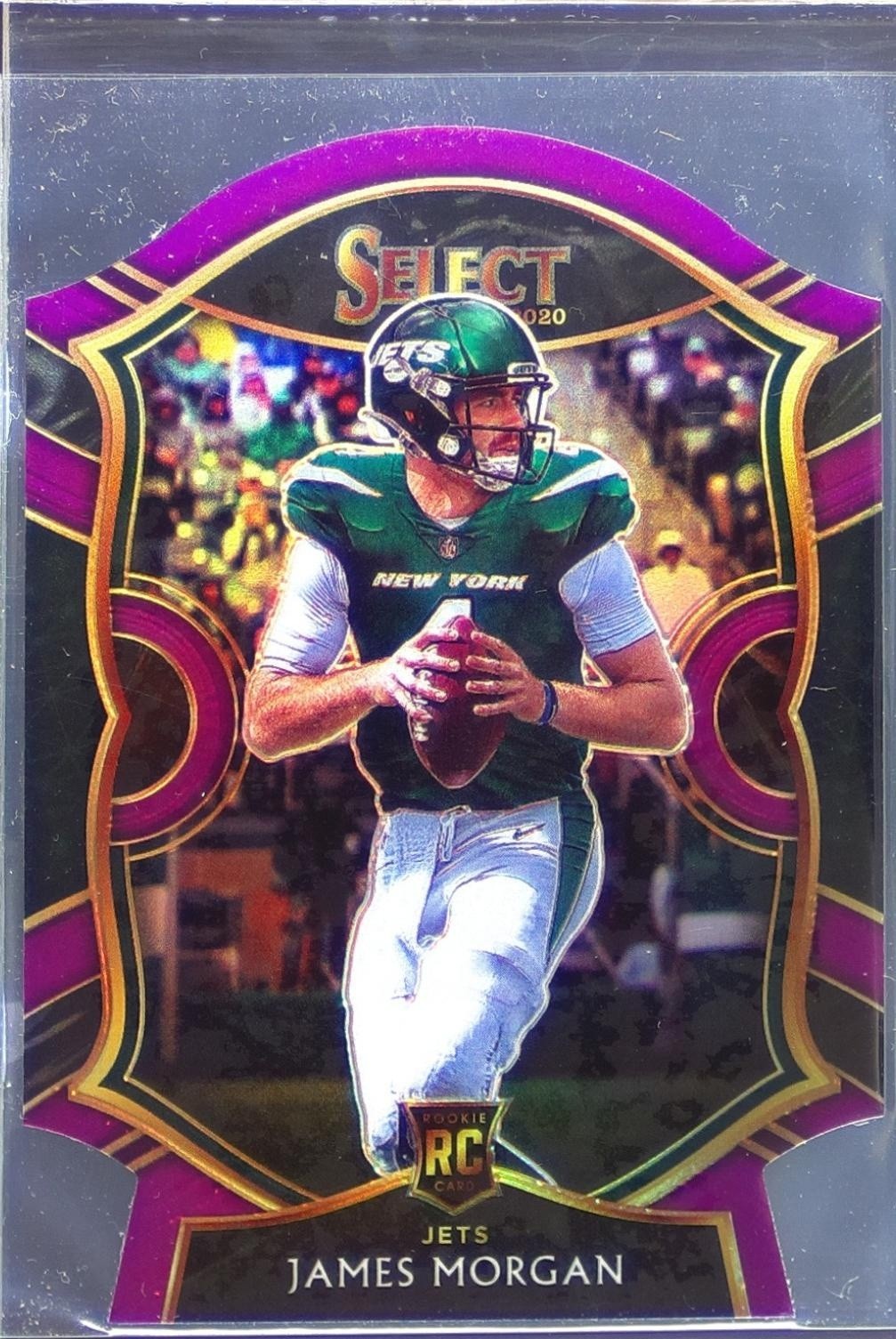 2020 Select James Morgan Purple Prizm Die Cut RC #84 Jets