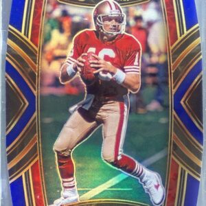 2020 Select Joe Montana Blue Prizm Die Cut #219 49ers