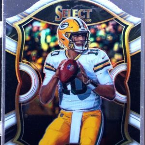 2020 Select Jordan Love White Prizm Die Cut RC #47 Packers