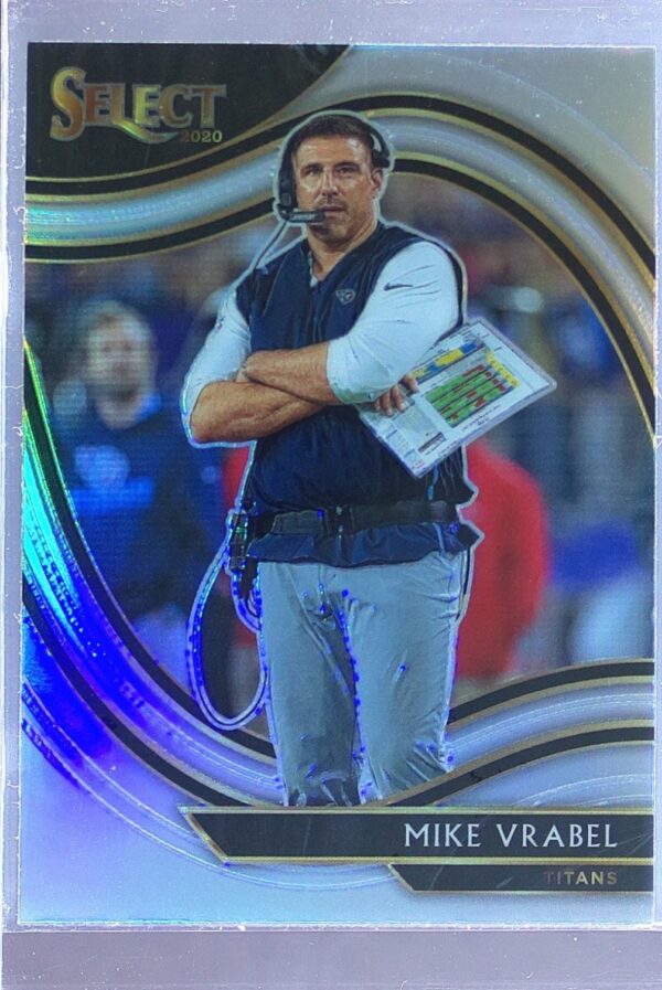 2020 Select Mike Vrabel Silver Prizm #335 Titans