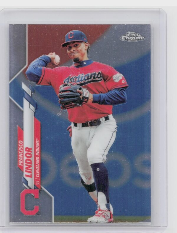 2020 Topps Chrome Francisco Lindor #156 Indians