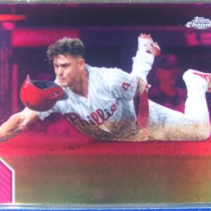 2020 Topps Chrome Scott Kingery Pink Refractor #64 Phillies