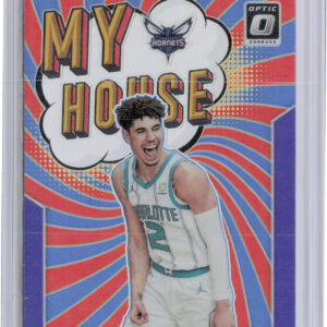 2021-22 Donruss Optic LaMelo Ball #8 Hornets My House Purple