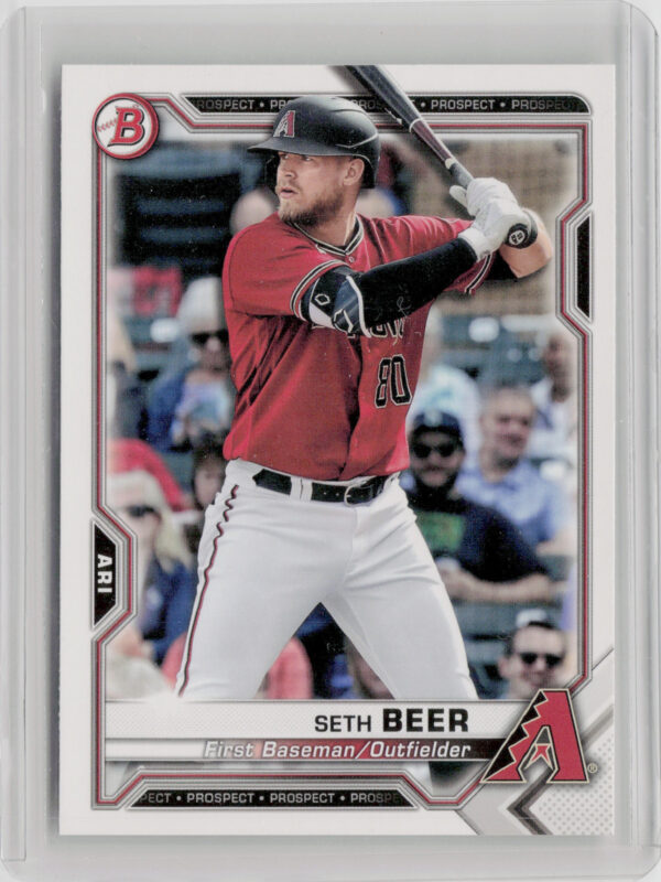 2021 Bowman Seth Beer #BP-60 Diamondbacks Prospects