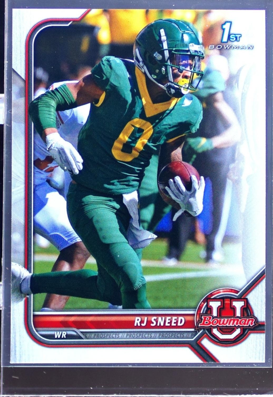 2021 Bowman University R.J. Sneed #72 Bears First Bowman