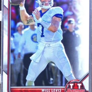 2021 Bowman University Will Levis #52 Wildcats First Bowman