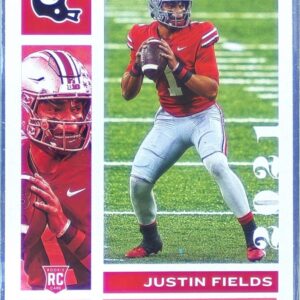 2021 Chronicles Draft Justin Fields Orange RC #2 Buckeyes