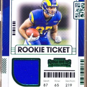 2021 Contenders Jacob Harris RC JSY #RTS-JHA Rams Rookie Ticket Swatches