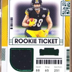 2021 Contenders Pat Freiermuth RC JSY #RTS-PFR Steelers Rookie Ticket Swatches