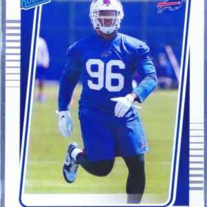 2021 Donruss Carlos "Boogie" Basham RC #306 Bills
