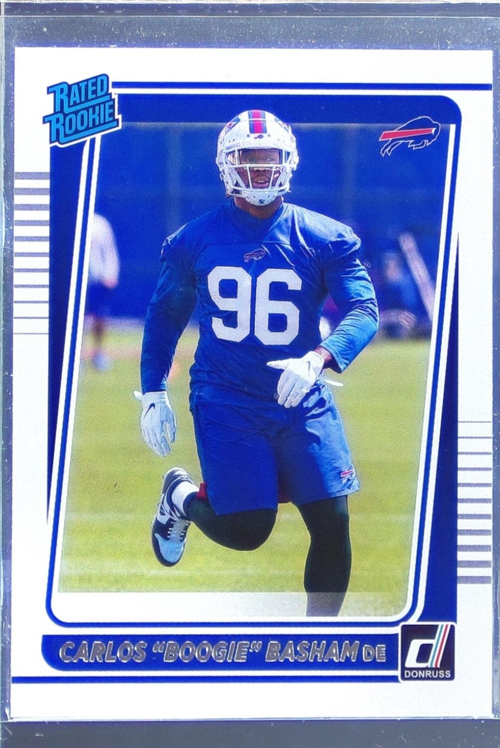 2021 Donruss Carlos "Boogie" Basham RC #306 Bills