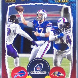 2021 Donruss Josh Allen #DR2 Bills Road to the Super Bowl Divisional Round