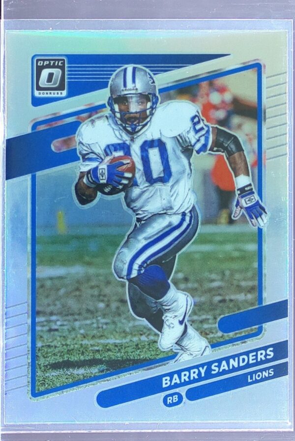 2021 Donruss Optic Barry Sanders Holo #87 Lions