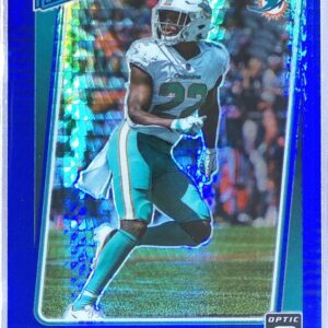 2021 Donruss Optic Jevon Holland Blue Hyper RC #267 Dolphins