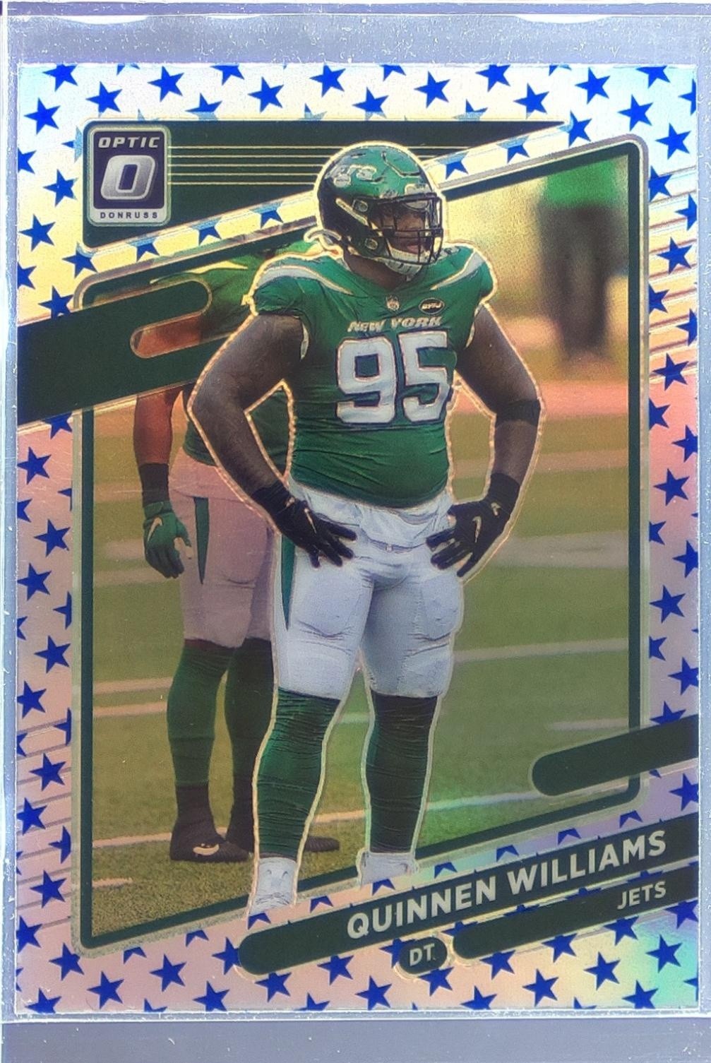 2021 Donruss Optic Quinnen Williams Stars #73 Jets