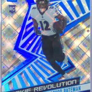 2021 Donruss Rashod Bateman RC /100 #REV-RBA Ravens Rookie Revolution Cosmic