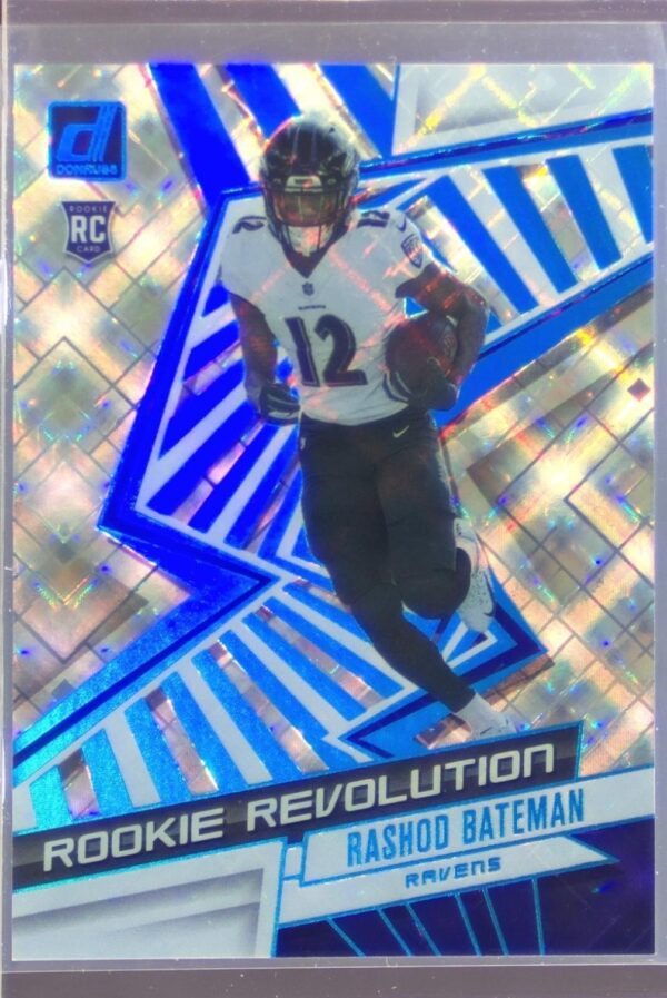 2021 Donruss Rashod Bateman RC /100 #REV-RBA Ravens Rookie Revolution Cosmic