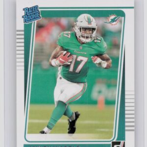 2021 Donruss Rated Rookie Jaylen Waddle RC #263 Dolphins