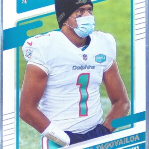 2021 Donruss Tua Tagovailoa VAR #61 Dolphins