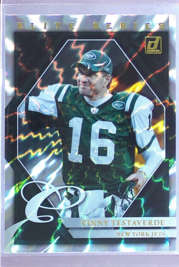 2021 Donruss Vinny Testaverde #ES-VTE Jets Elite Series