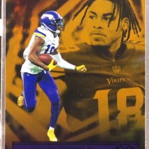 2021 Illusions Justin Jefferson Trophy Collection Orange #4 Vikings