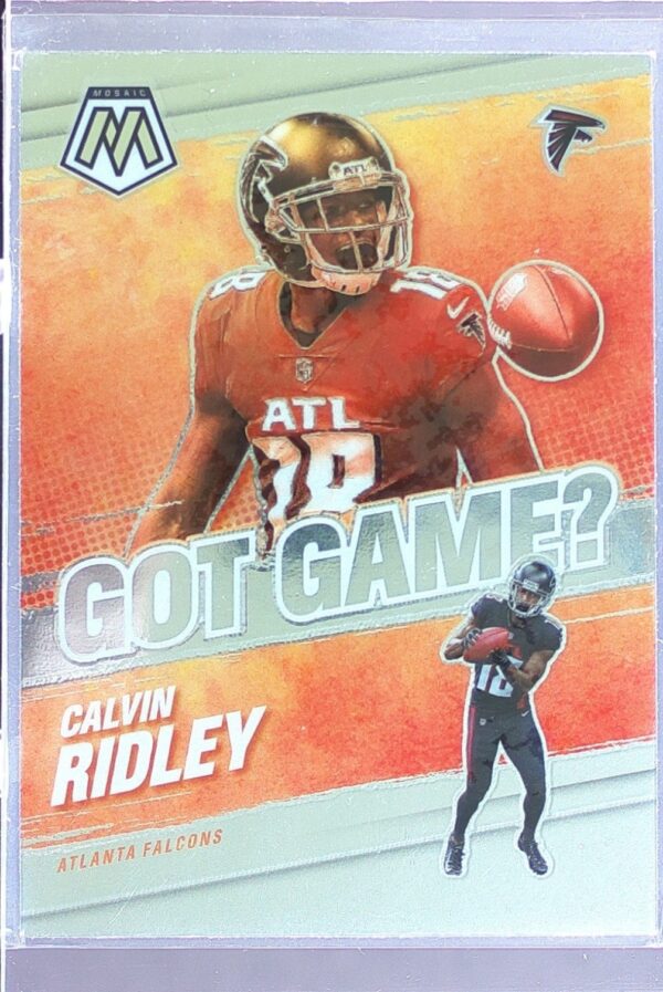 2021 Mosaic Calvin Ridley #GG-17 Falcons Got Game?