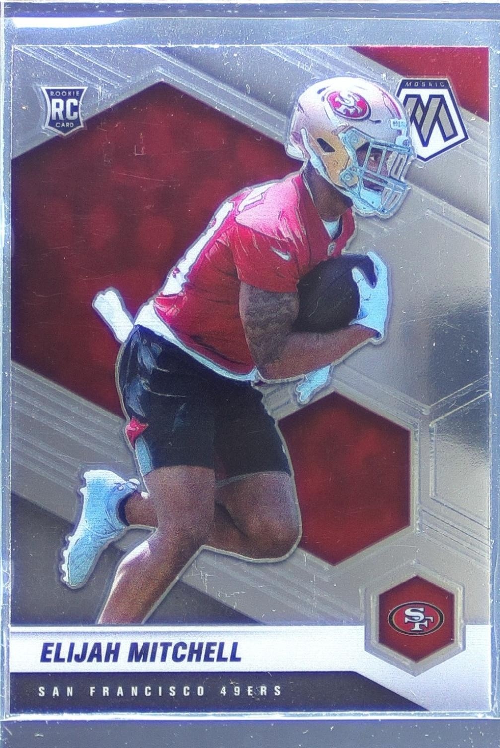 2021 Mosaic Eli Mitchell RC #376 49ers
