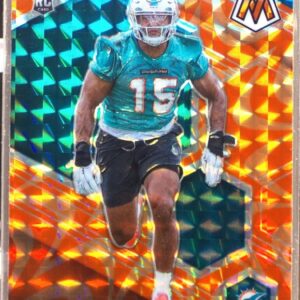 2021 Mosaic Jaelan Phillips RC Prizm Reactive Orange #350 Dolphins