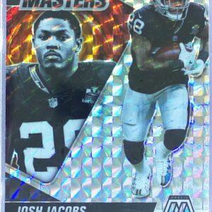 2021 Mosaic Josh Jacobs #SM18 Raiders Stare Masters Prizm