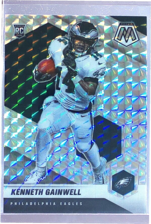 2021 Mosaic Kenneth Gainwell Prizm Silver RC #339 Eagles