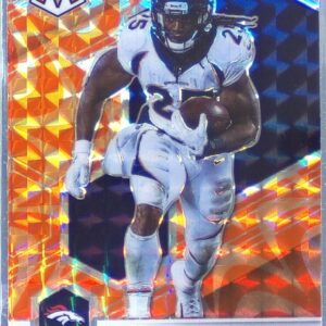 2021 Mosaic Melvin Gordon III Prizm Reactive Orange #69 Broncos
