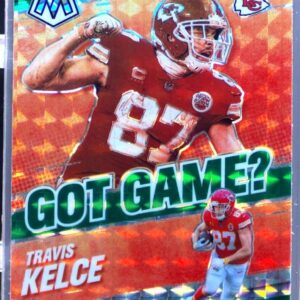 2021 Mosaic Travis Kelce #GG-21 Chiefs Got Game? Mosaic Green