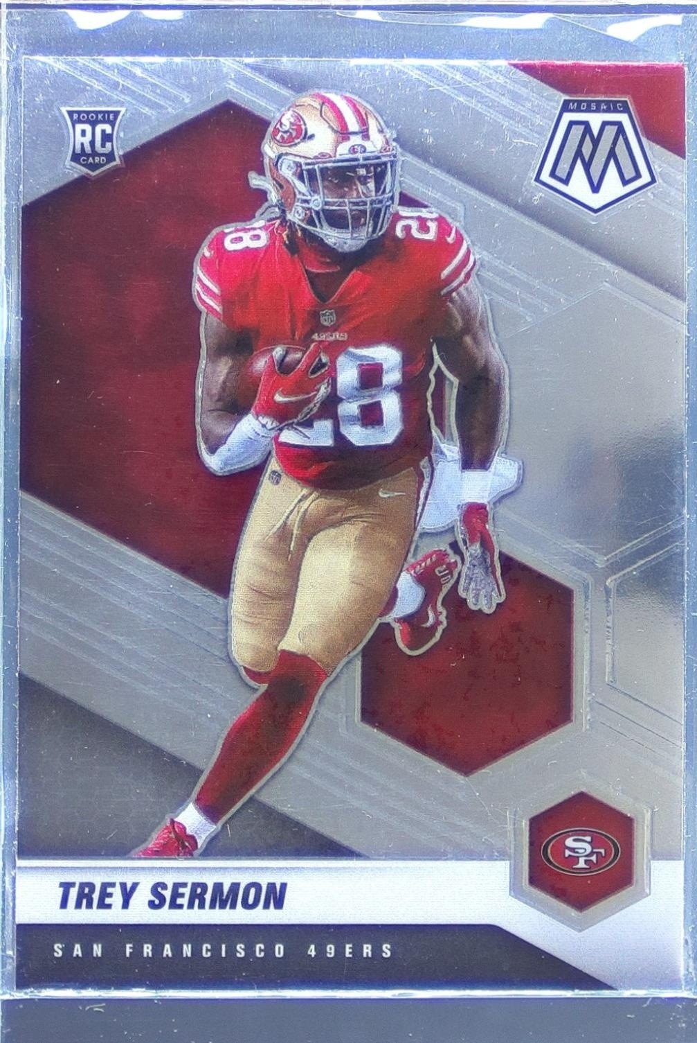 2021 Mosaic Trey Sermon RC #324 49ers