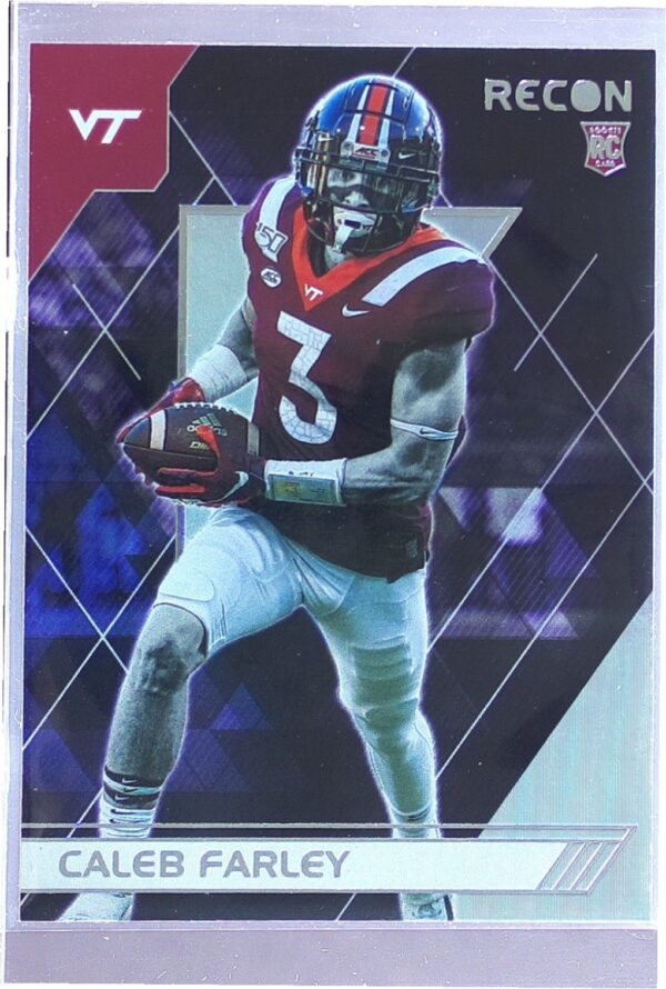2021 Panini Chronicles Draft Picks Caleb Farley RC #128 Hokies