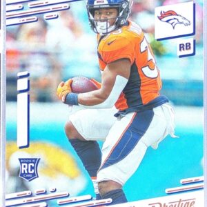 2021 Panini Chronicles Javonte Williams RC #226 Broncos Prestige Rookies Update
