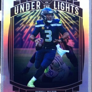 2021 Panini Legacy Russell Wilson #UL-RW Seahawks Under the Lights Silver