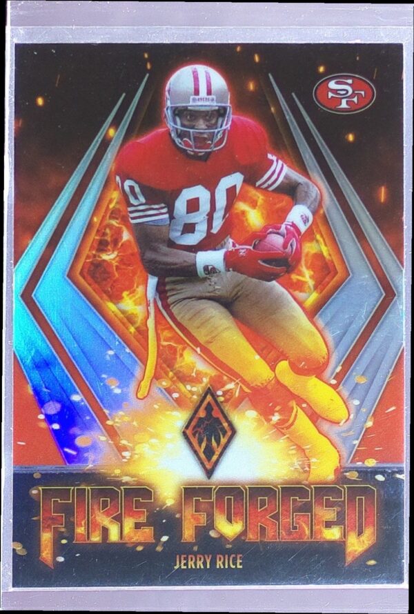 2021 Panini Phoenix Jerry Rice #FF-5 49ers Fire Forged