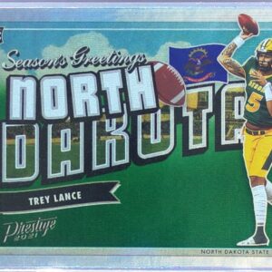 2021 Panini Prestige Trey Lance RC #SG-3 Bison Seasons Greetings