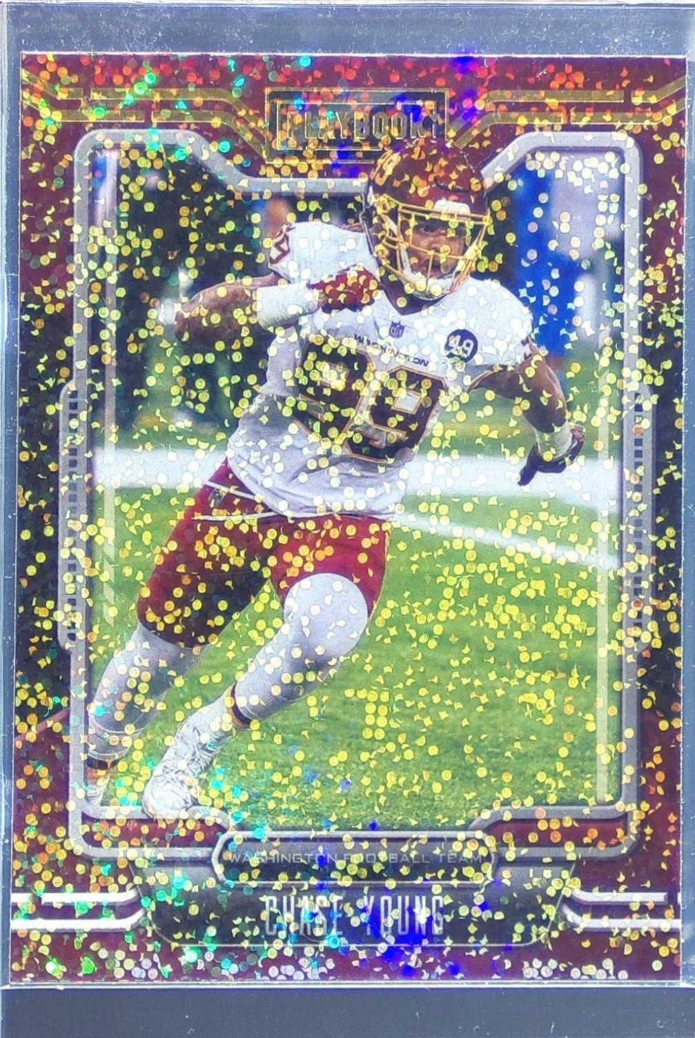 2021 Playbook Chase Young Sparkle #97 Team